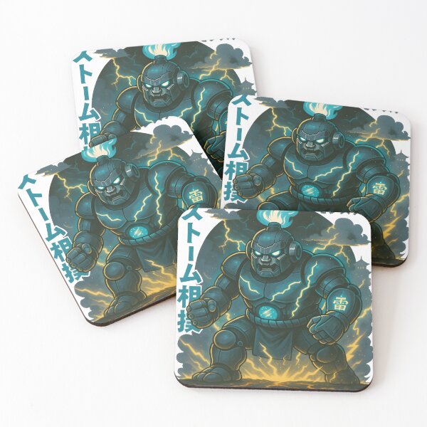 Item preview, Storm Sumo – Thunder in Every Throw | Japanese Mecha Sumo Warrior Design designed and sold by Snackwear Apparel.
