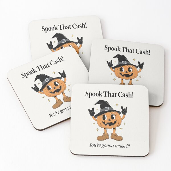 Item preview, Spook That Cash Funny Pumpkin Halloween Retro Pun designed and sold by HoopeStylee.