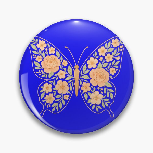 Item preview, Floral Butterfly Bloom – Nature in Harmony designed and sold by KawaiiOrbit.