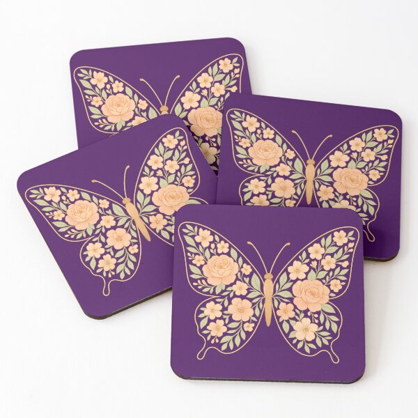 Item preview, Floral Butterfly Bloom – Nature in Harmony designed and sold by KawaiiOrbit.