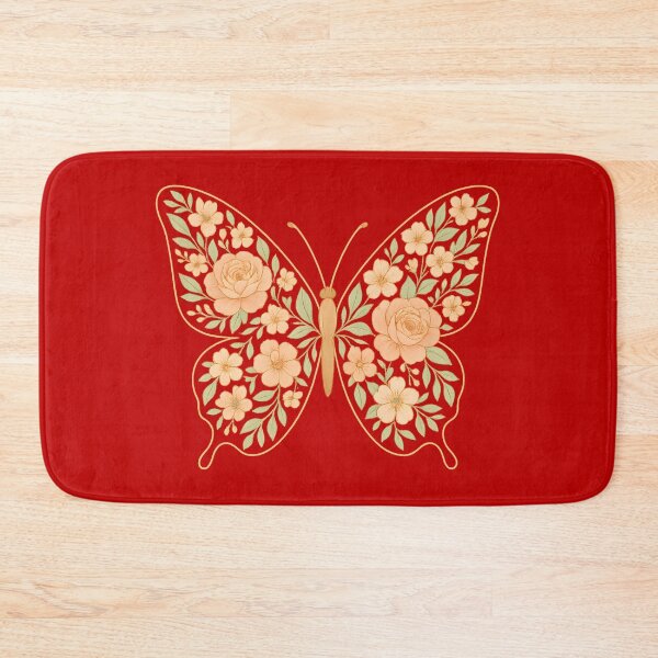 Item preview, Floral Butterfly Bloom – Nature in Harmony designed and sold by KawaiiOrbit.