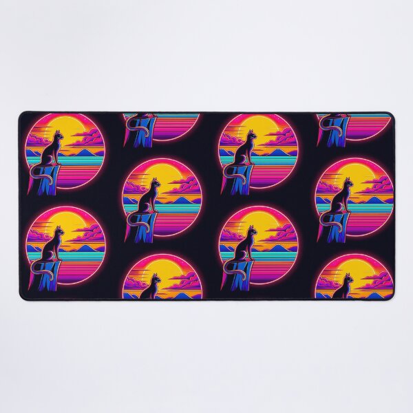 Item preview, Neon Sunset Watcher – Cosmic Cat on the Edge" designed and sold by Dogandesighn.