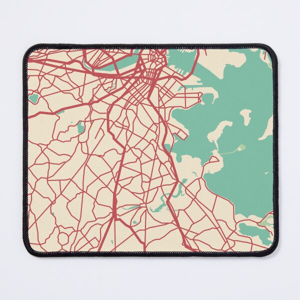 Item preview, Boston Map USA designed and sold by MapsByLeo.