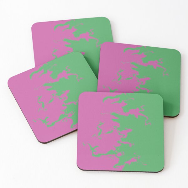 Item preview, Pink V Green Marbling designed and sold by thelittleforest.