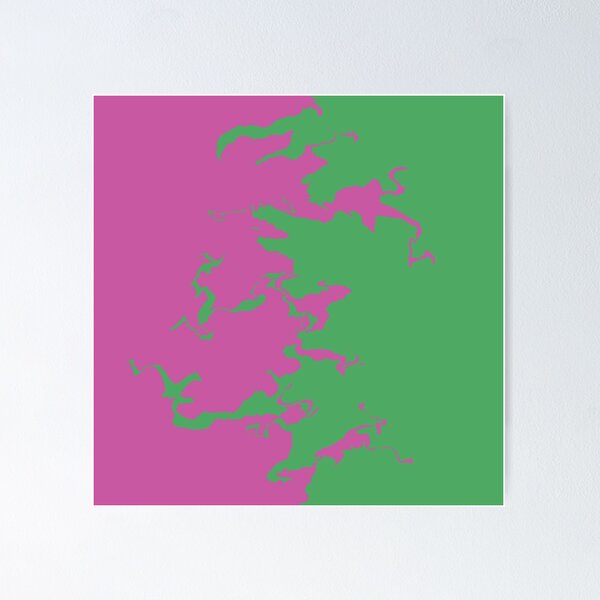 Item preview, Pink V Green Marbling designed and sold by thelittleforest.