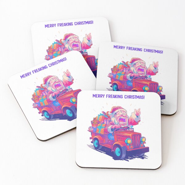 Item preview, Road rage santa designed and sold by Pastel & Neon art store.