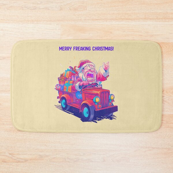 Item preview, Road rage santa designed and sold by Pastel & Neon art store.