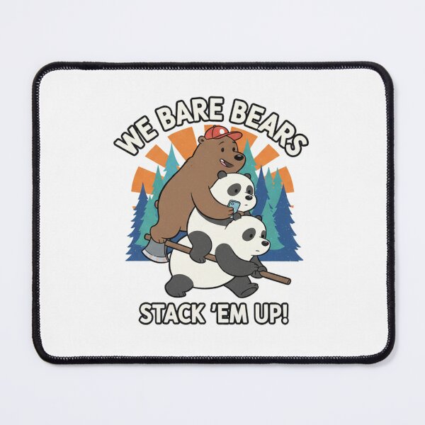 Item preview, We Bare Bears Stack 'Em Up! - Grizz, Panda, Ice Bear Cartoon designed and sold by PrintByte.
