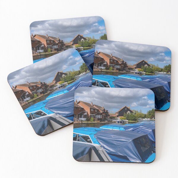 Item preview, Boats on the Bure in Wroxham, Norfolk Broads designed and sold by yackers1.