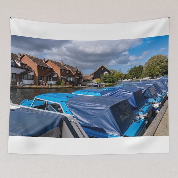Item preview, Boats on the Bure in Wroxham, Norfolk Broads designed and sold by yackers1.