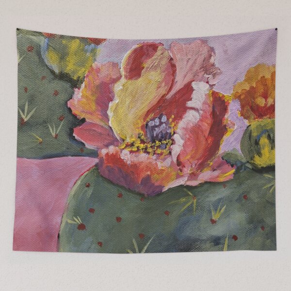 Item preview, Cactus Bloom designed and sold by Carol LeBoeuf, Texas Artist.