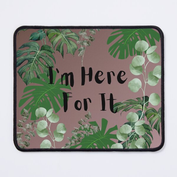 Item preview, Green and mauve Here for it design designed and sold by Extremeallie.