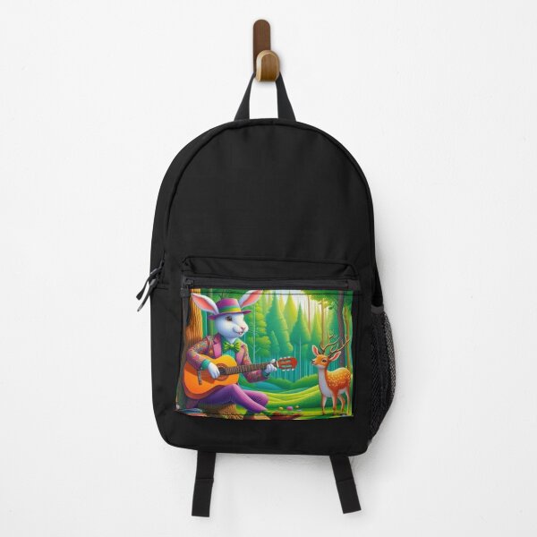 Item preview, cute bunny classic guitar playing designed and sold by Dogandesighn.