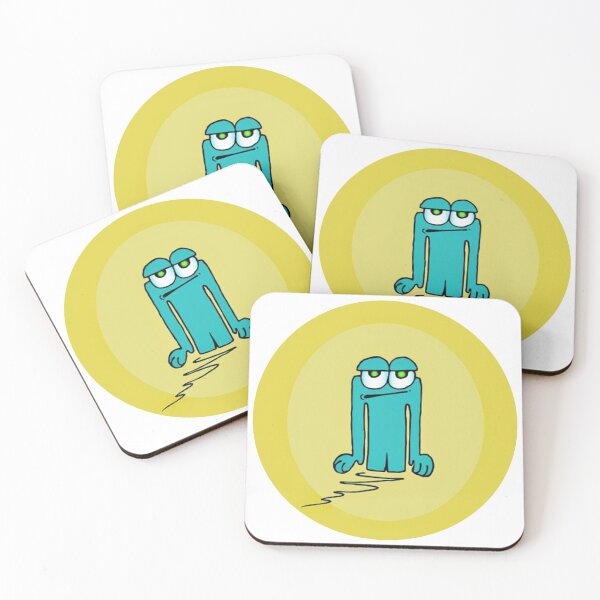 Item preview, Cyan Buddy in the Yellow Circle designed and sold by TicoTuftCR.