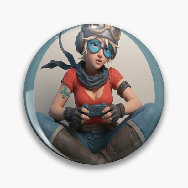 Item preview, Cool Gamer Girl 3D Art – Geek Chic Character Illustration designed and sold by A2JRetro.