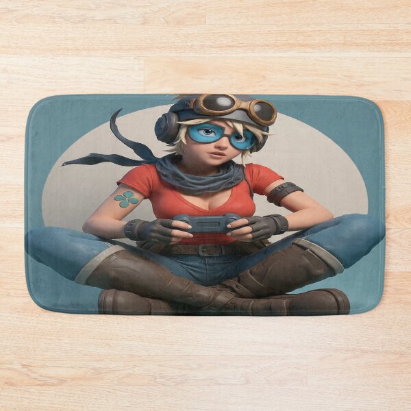 Artikelvorschau, Coole Gamer-Girl-3D-Kunst – Geek-Chic-Charakterillustration entworfen und verkauft von A2JRetro.