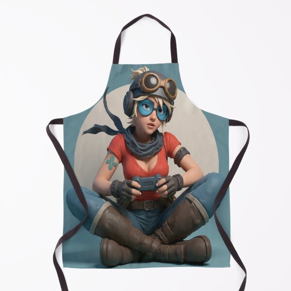 Item preview, Cool Gamer Girl 3D Art – Geek Chic Character Illustration designed and sold by A2JRetro.