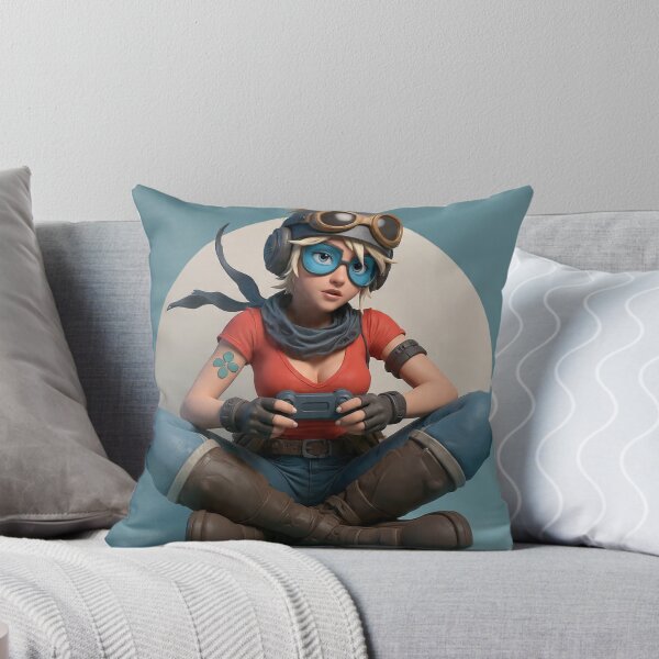 Item preview, Cool Gamer Girl 3D Art – Geek Chic Character Illustration designed and sold by A2JRetro.