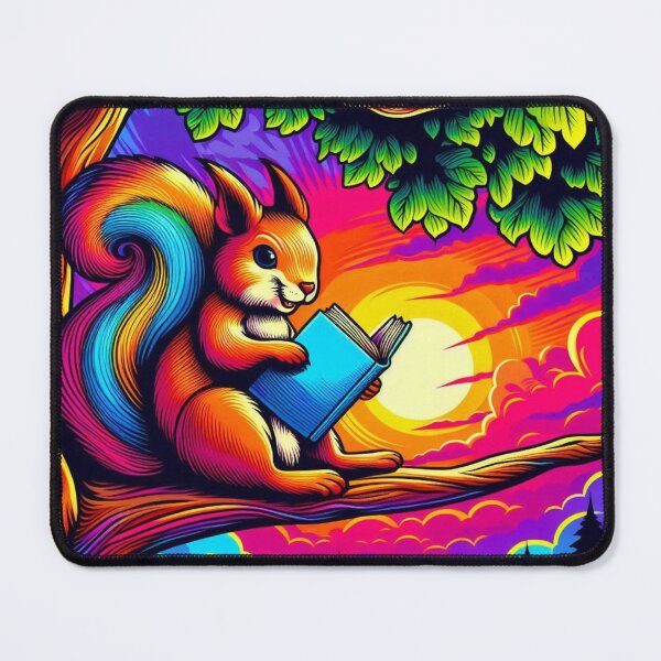 Item preview, Cute squirrel reading book  designed and sold by Dogandesighn.