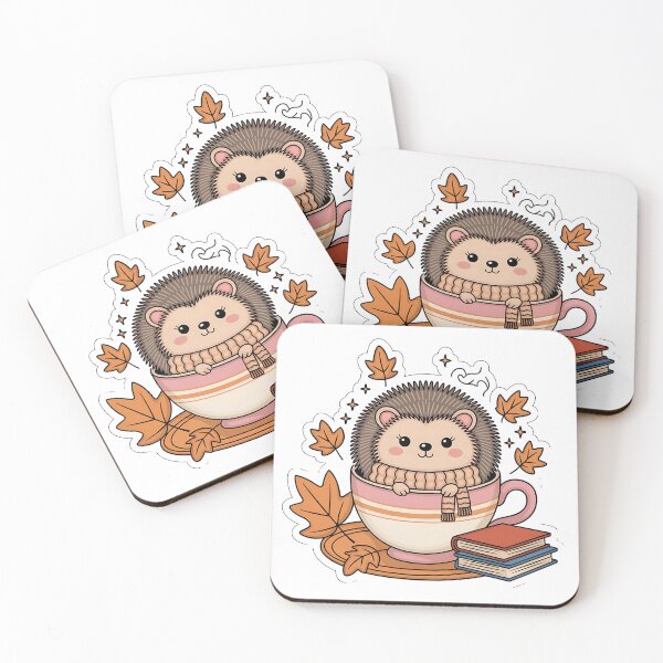 Item preview, Cozy Cottagecore Hedgehog Sticker & Phone Case Design designed and sold by aislinglaoise.