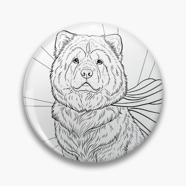 Item preview, Superdog Chow Chow designed and sold by WildLakePatterns.