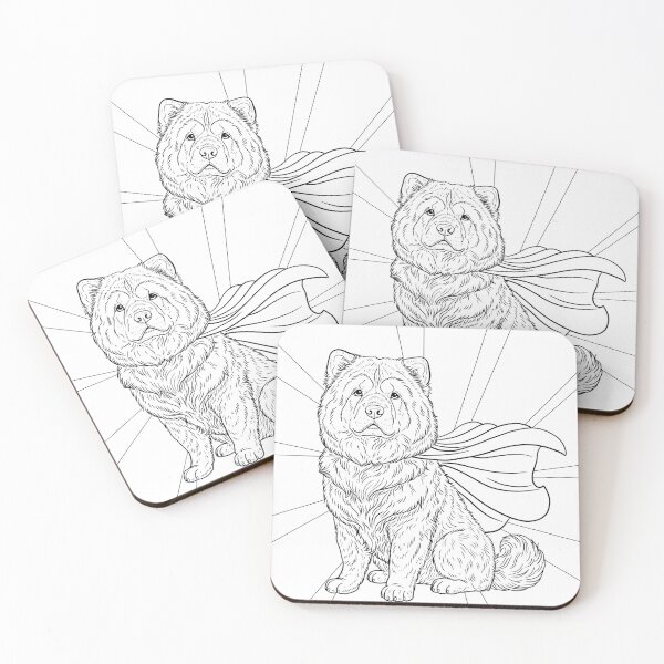 Item preview, Superdog Chow Chow designed and sold by WildLakePatterns.