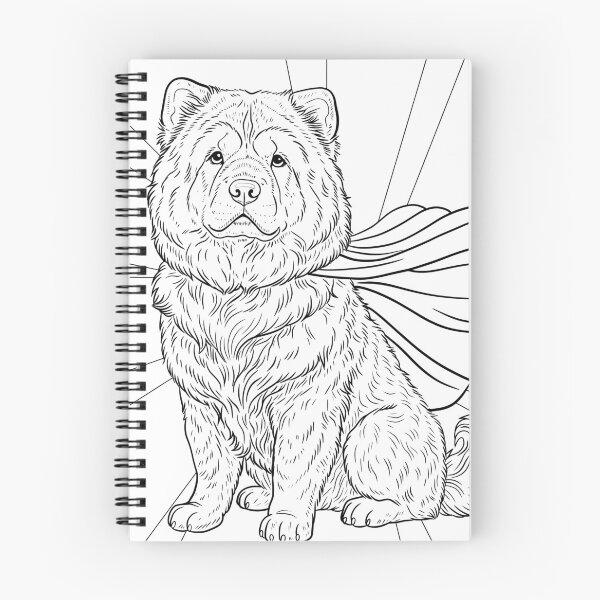 Item preview, Superdog Chow Chow designed and sold by WildLakePatterns.