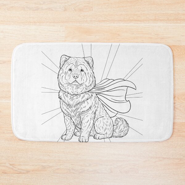 Item preview, Superdog Chow Chow designed and sold by WildLakePatterns.