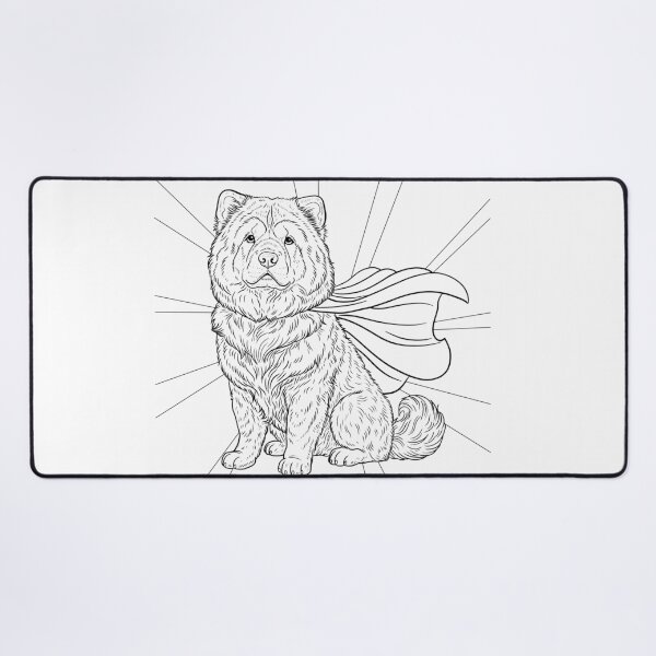 Item preview, Superdog Chow Chow designed and sold by WildLakePatterns.