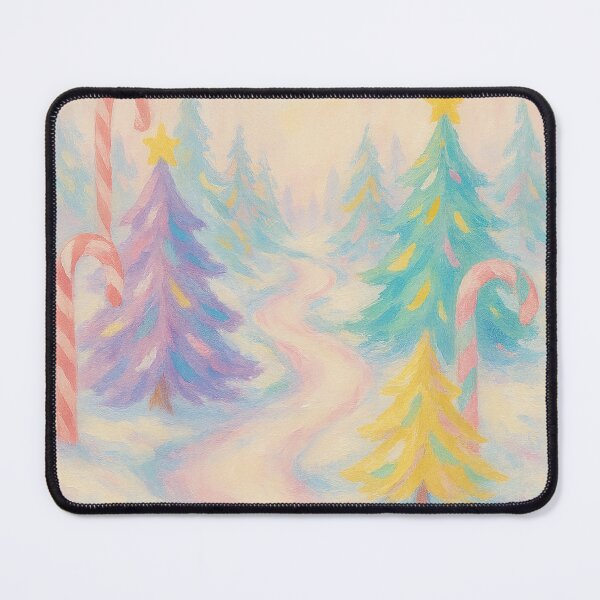 Item preview, Pastel Candyland Christmas Winter Scene designed and sold by SpencerReedDes.