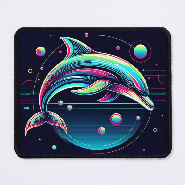Item preview, colorful cute dolphin designed and sold by Dogandesighn.