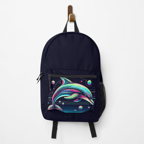 Item preview, colorful cute dolphin designed and sold by Dogandesighn.