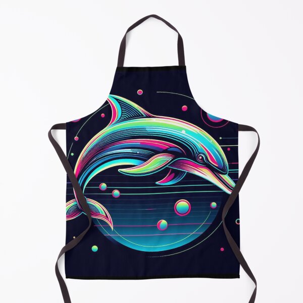 Item preview, colorful cute dolphin designed and sold by Dogandesighn.