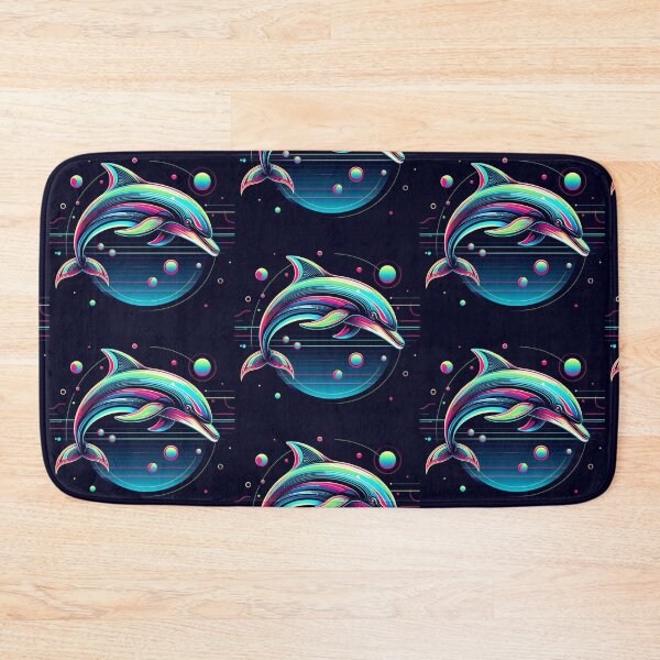 Item preview, colorful cute dolphin designed and sold by Dogandesighn.