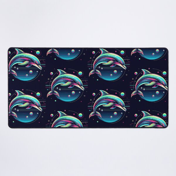 Item preview, colorful cute dolphin designed and sold by Dogandesighn.