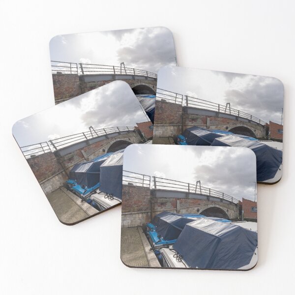 Item preview, Boats moored by Wroxham bridge, Norfolk Broads designed and sold by yackers1.