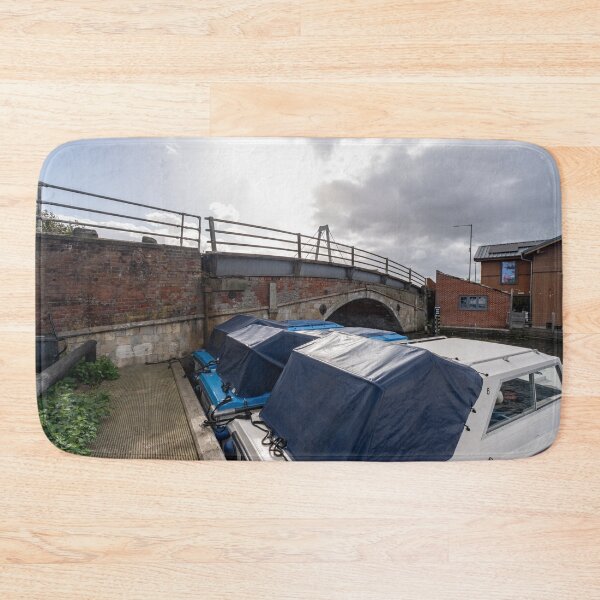 Item preview, Boats moored by Wroxham bridge, Norfolk Broads designed and sold by yackers1.