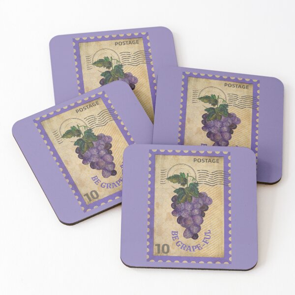 Artikelvorschau, Traube Vintage Stempel iPhone Fall / T-shirt / Einkaufstaschen entworfen und verkauft von Folk and Flux.