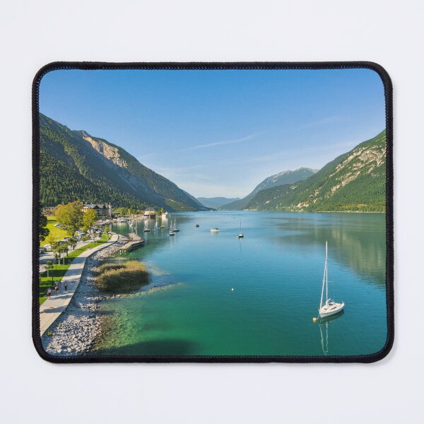 Item preview, Sunny autumn day on the shores of Lake Achensee designed and sold by paelzerbu93.