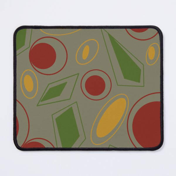 Item preview, Colorful geometry in yellow, green, and red designed and sold by Landfisch.