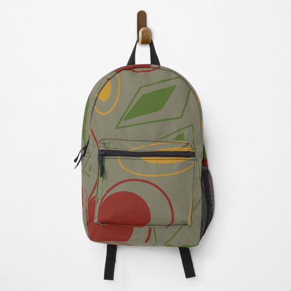 Item preview, Colorful geometry in yellow, green, and red designed and sold by Landfisch.