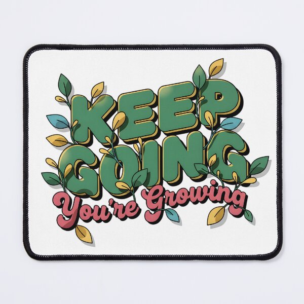 Item preview, Keep Going You’re Growing Retro T-Shirt designed and sold by SaicoGN.