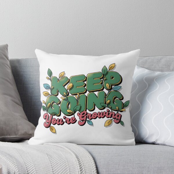 Item preview, Keep Going You’re Growing Retro T-Shirt designed and sold by SaicoGN.
