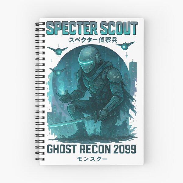 Item preview, Specter Scout – Cyber Stealth Recon Mecha | Ghost Recon 2099 Futuristic Art designed and sold by Snackwear Apparel.