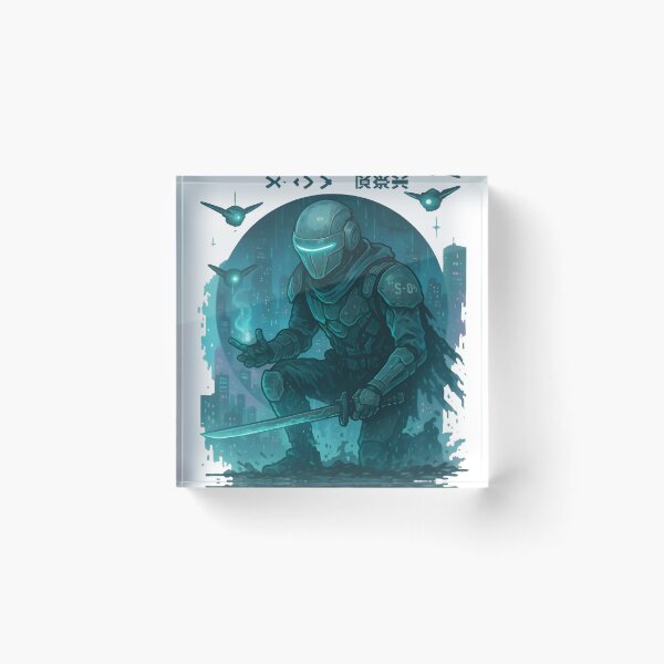 Item preview, Specter Scout – Cyber Stealth Recon Mecha | Ghost Recon 2099 Futuristic Art designed and sold by Snackwear Apparel.