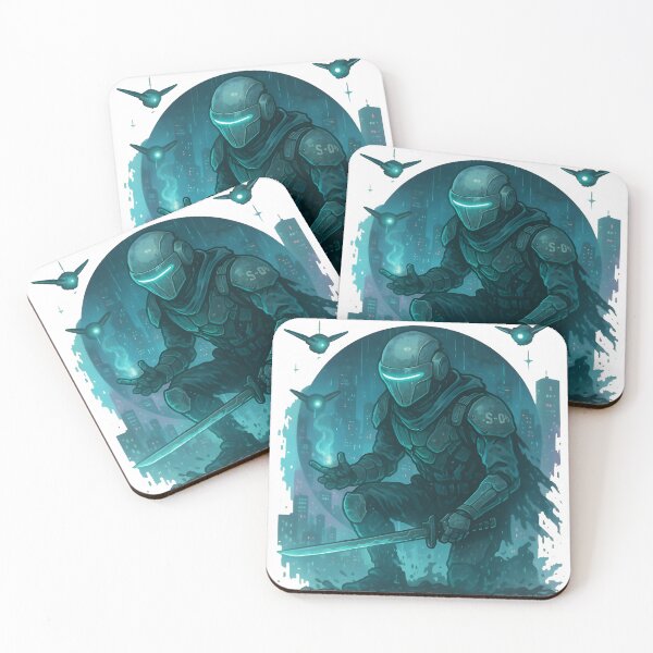 Item preview, Specter Scout – Cyber Stealth Recon Mecha | Ghost Recon 2099 Futuristic Art designed and sold by Snackwear Apparel.