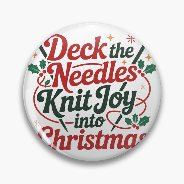 Item preview, Deck the Needles – Funny Knitting Christmas Shirt designed and sold by 123artistickay.