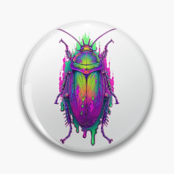 Item preview, Psycho Cockroach: The Creepy Color Trip designed and sold by TicoTuftCR.