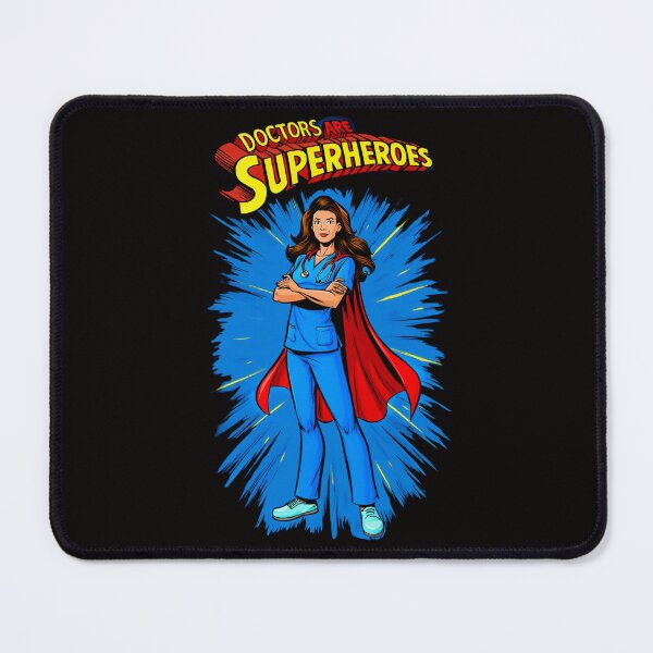 Item preview, Doctors are Superheroes W1 designed and sold by HaarlemPinupParadise.