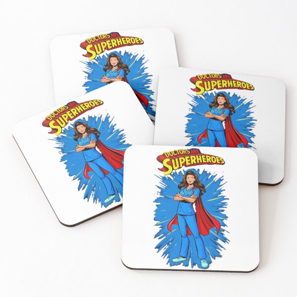 Item preview, Doctors are Superheroes W1 designed and sold by HaarlemPinupParadise.